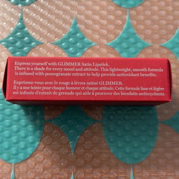 BNIB. fmg Glimmer satin Lipstick in Hibiscus. $10.00 - Picture 3 of 4